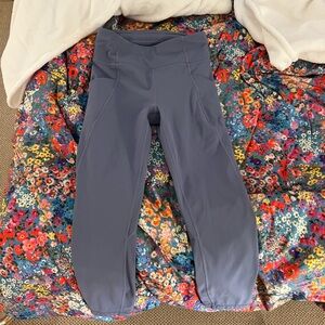 Lululemon Time to Sweat Crop (23”) Leggings in Peri Purple